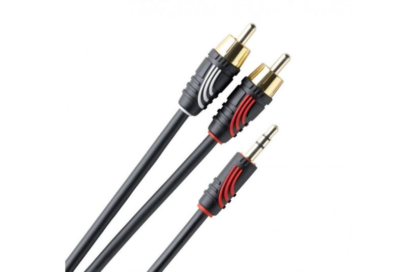 QED Profile J2J Cable de audio analógico Jack 35mm stereo macho 2 x RCA macho
