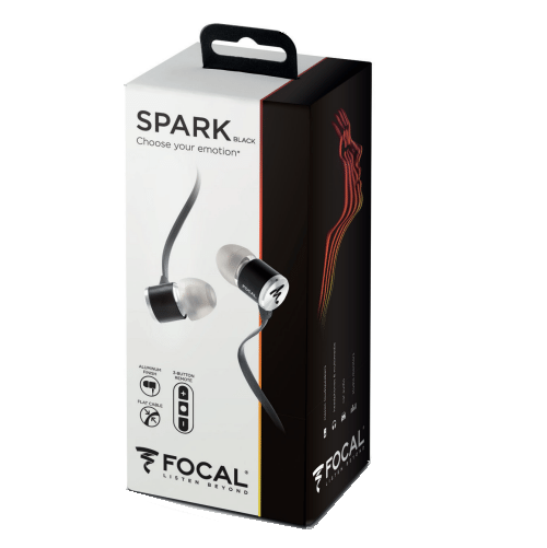 Focal Spark In-ear dynamic headphones with remote and microphone