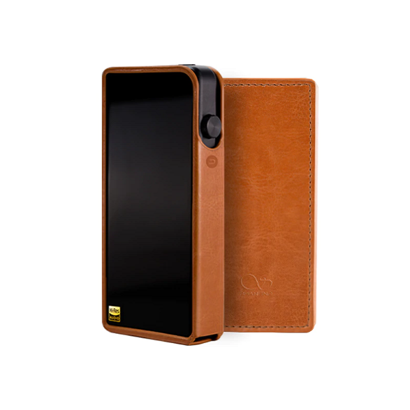 Shanling M3s funda marrón leather case brown