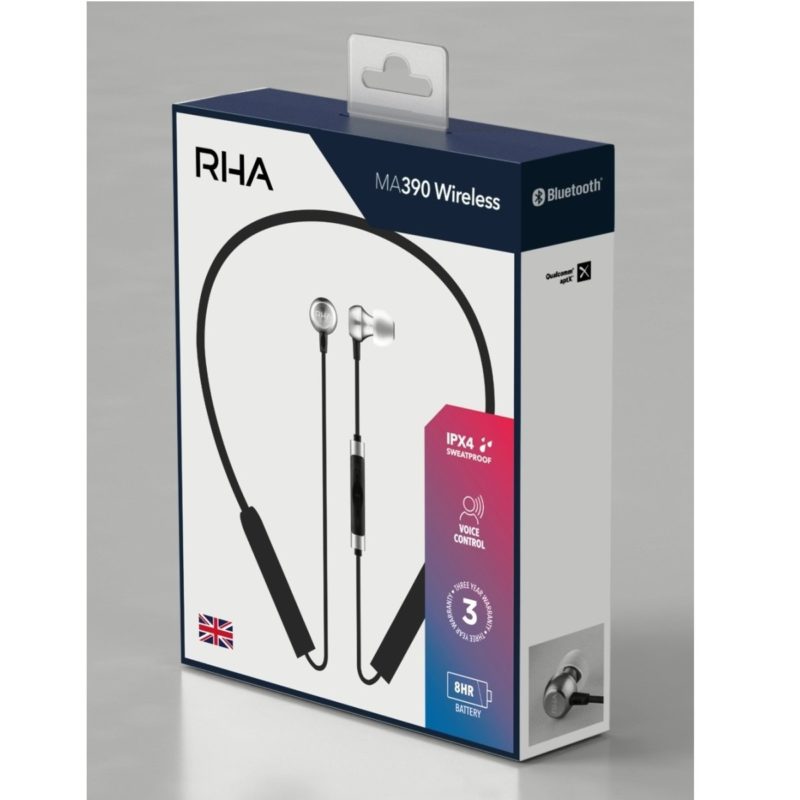 RHA MA390 Wireless Packaging caja