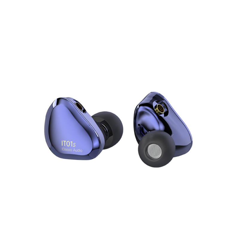 iBasso IT01s In-ear dynamic earphones blue mist