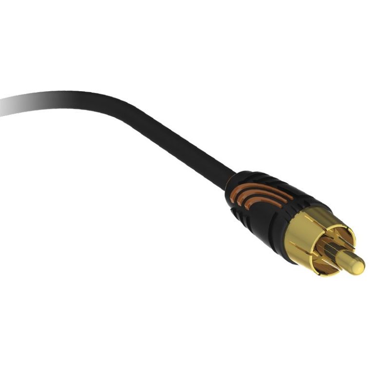 QED Profile Subwoofer Cable para conecta a subwoofer