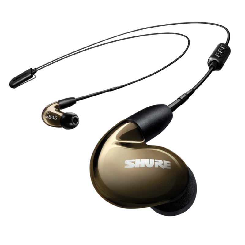 Auriculares in-ear con 4 drivers bronce