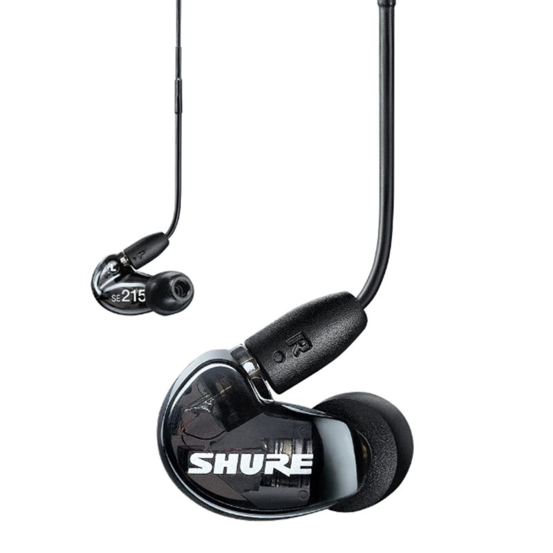 Shure SE215 Auriculares in-ear con Aislamiento de Sonido NEGRO