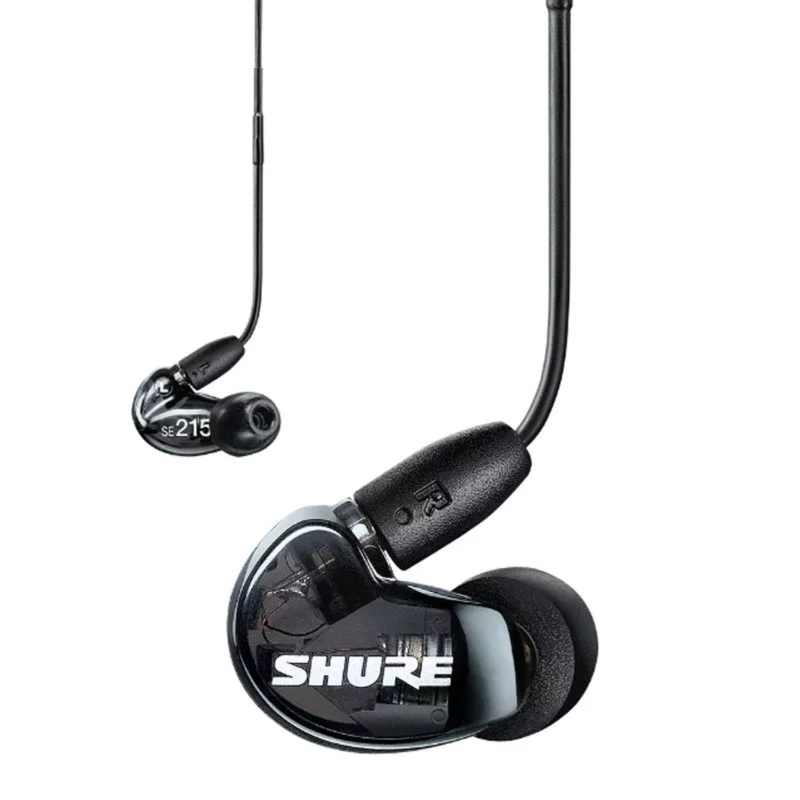 Shure SE215 Auriculares in-ear con Aislamiento de Sonido NEGRO
