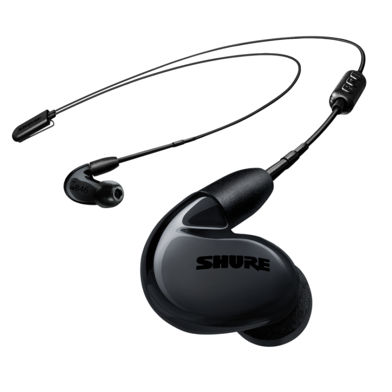Auriculares in-ear con 4 drivers negro